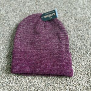 Juncture Purple Knit Beanie